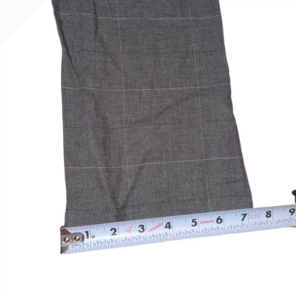 Polo Ralph Lauren Sleepwear Gray Windowpane Plaid Lounge Pants Pockets Small - Picture 10 of 11